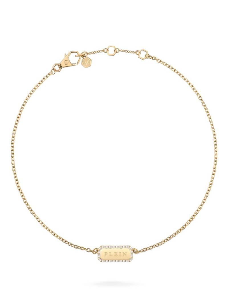 Philipp Plein crystal-embellished necklace - Gold von Philipp Plein