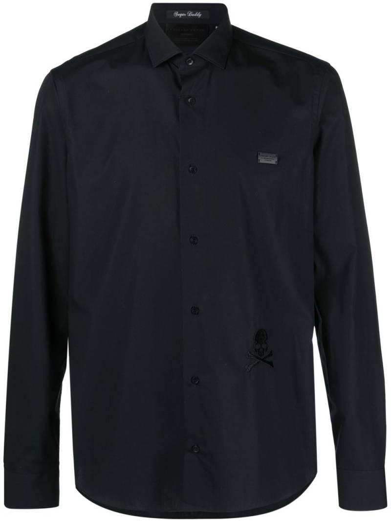 Philipp Plein cutaway-collar shirt - Black von Philipp Plein