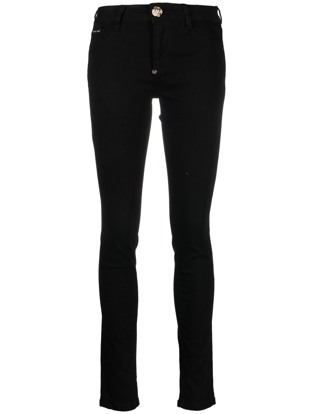 Philipp Plein denim slim-cut jeggings - Black von Philipp Plein