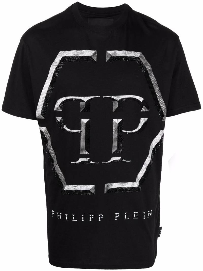 Philipp Plein embellished-logo T-shirt - Black von Philipp Plein