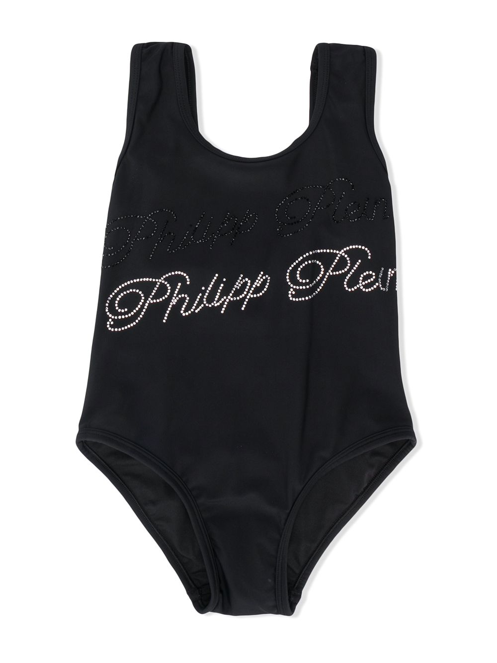 Philipp Plein Junior embellished signature swimsuit - Black von Philipp Plein Junior