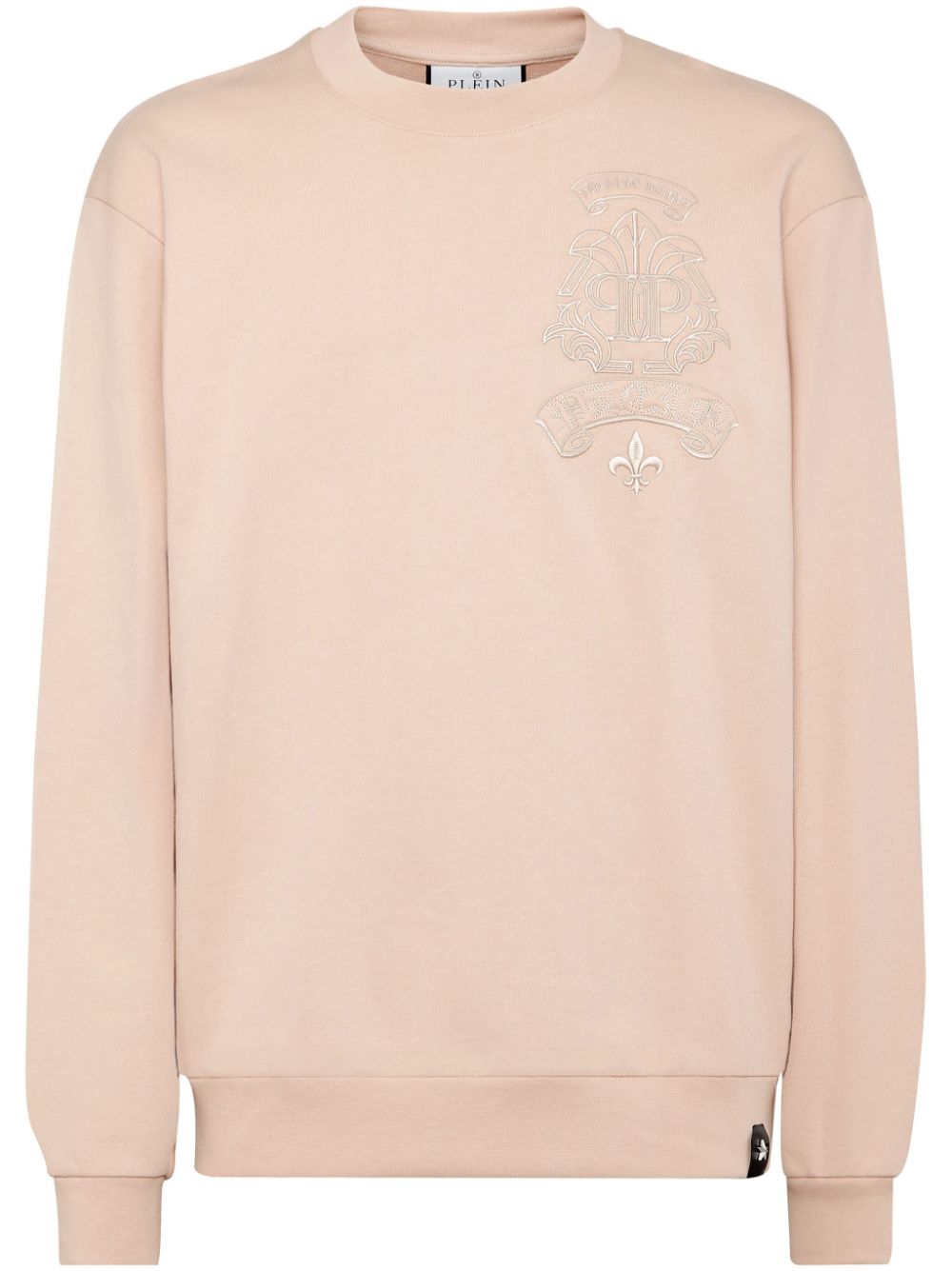 Philipp Plein logo-embroidered sweatshirt - Neutrals von Philipp Plein