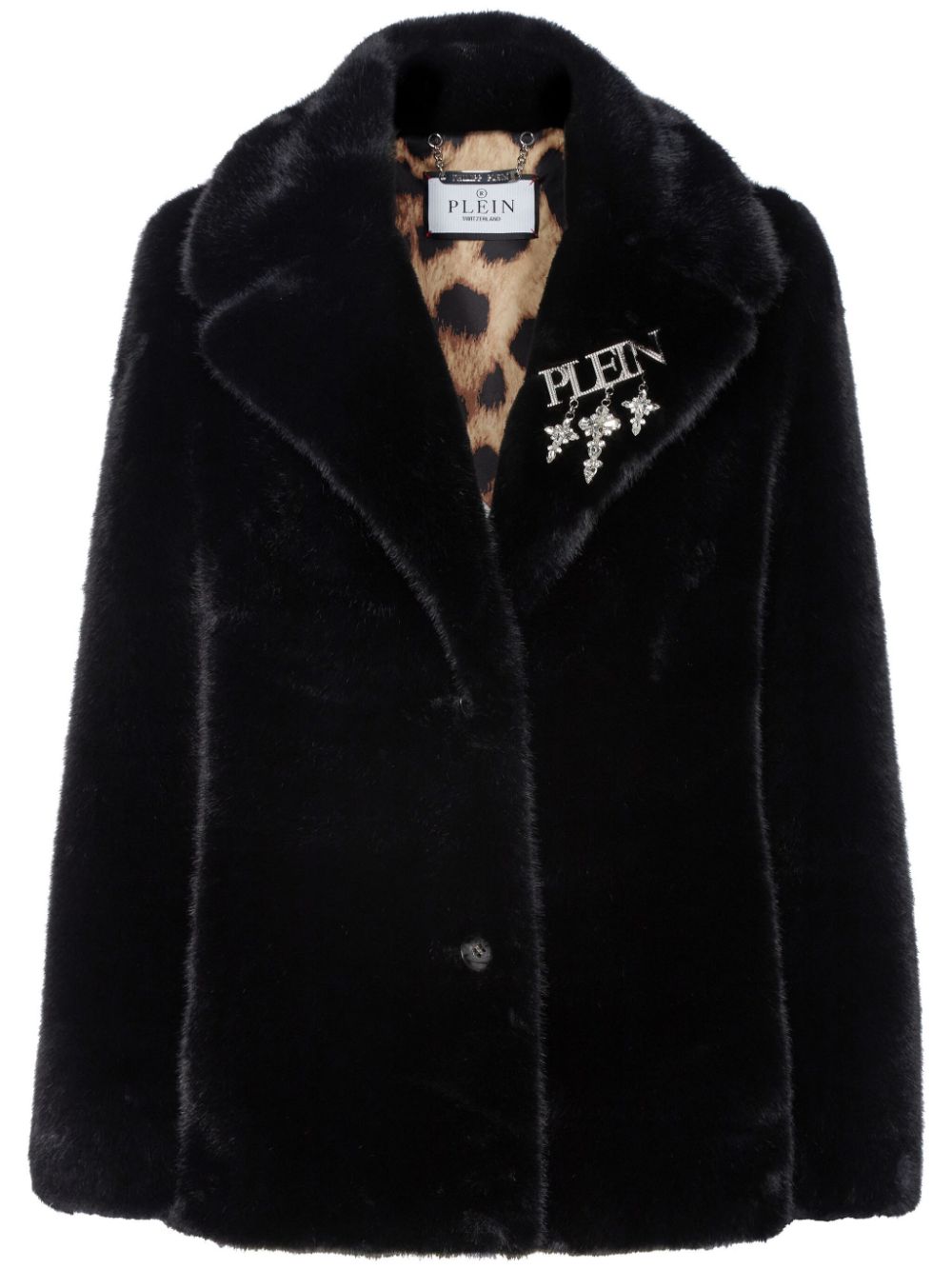 Philipp Plein faux fur jacket - Black