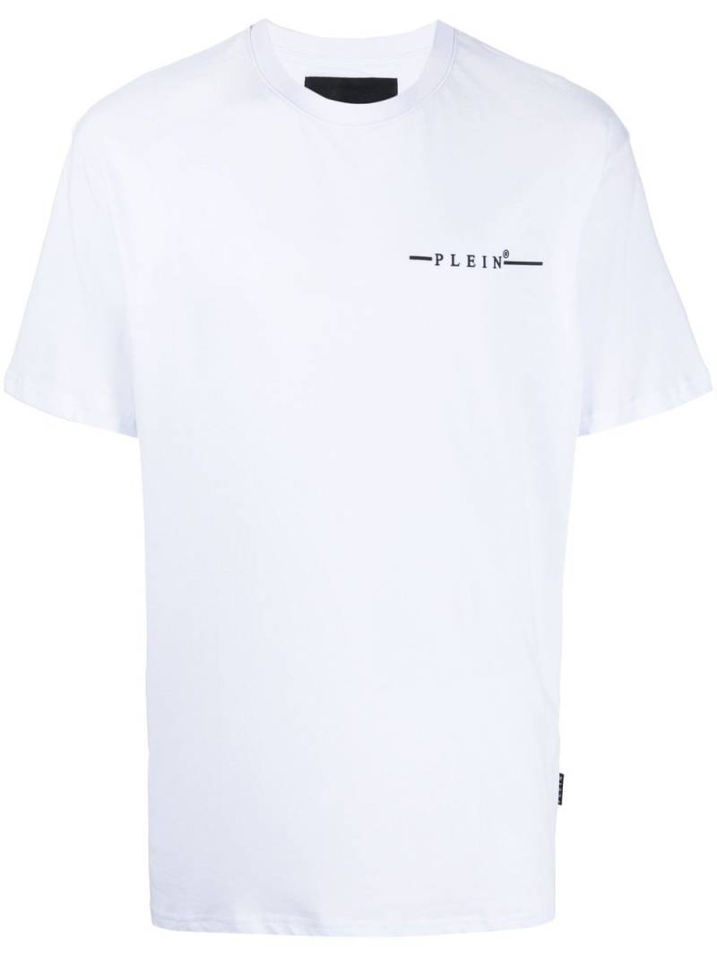 Philipp Plein flocked logo-print T-shirt - White von Philipp Plein