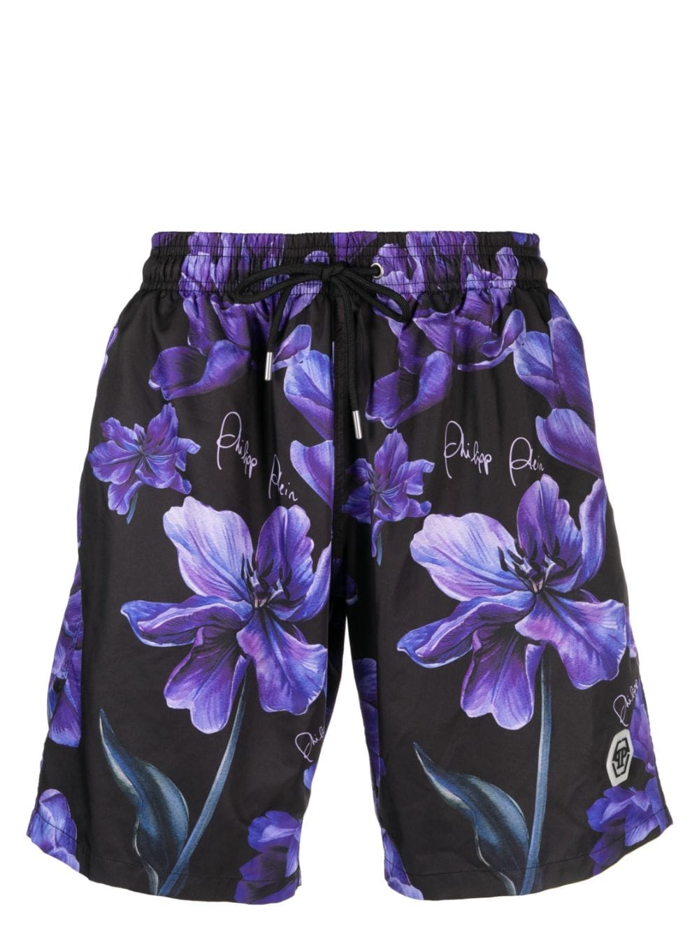 Philipp Plein floral-print swim shorts - Black von Philipp Plein