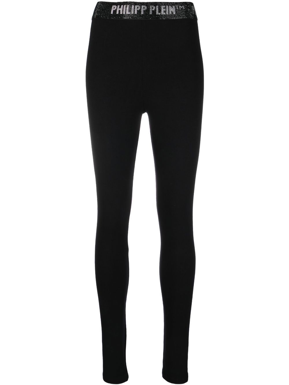 Philipp Plein gem logo-waistband leggings - Black von Philipp Plein