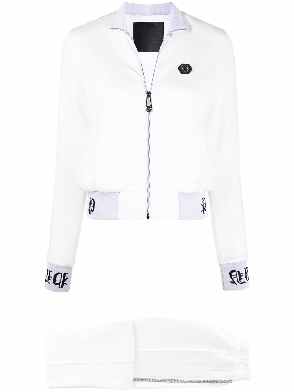 Philipp Plein gothic logo tracksuit - White von Philipp Plein