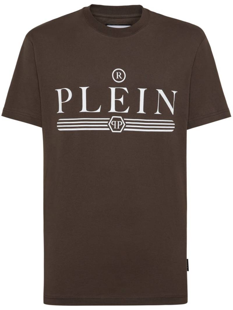 Philipp Plein graphic print T-shirt - Brown von Philipp Plein