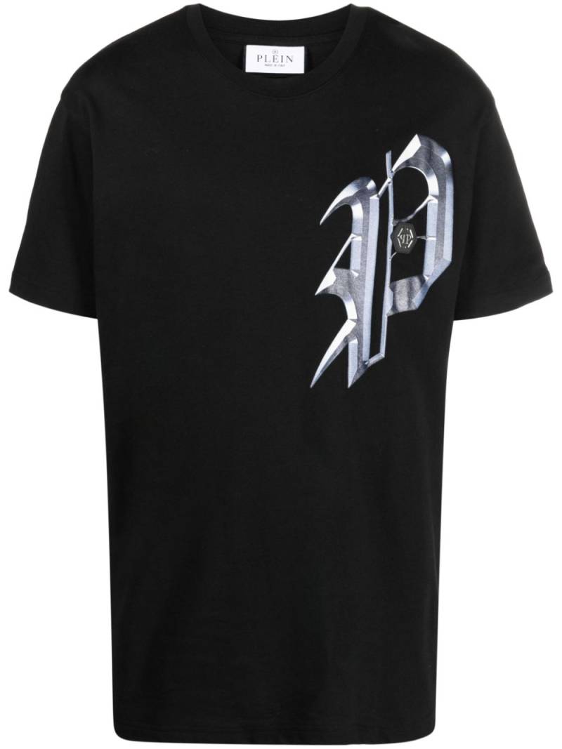 Philipp Plein graphic-print cotton T-shirt - Black von Philipp Plein