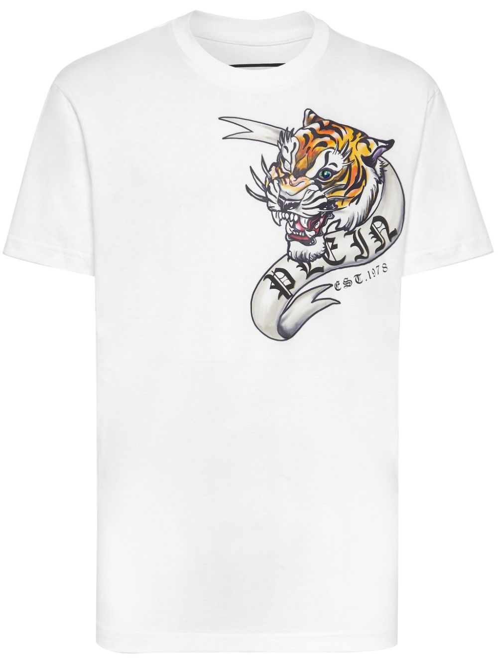 Philipp Plein graphic-print cotton T-shirt - White von Philipp Plein