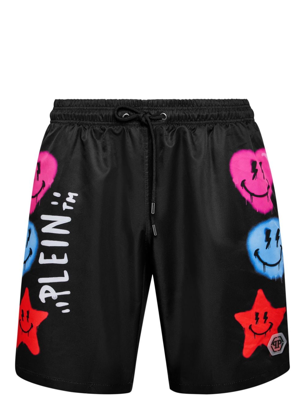 Philipp Plein graphic-print swim shorts - Black von Philipp Plein