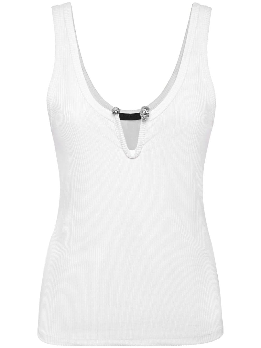 Philipp Plein hardware-embellished tank top - White von Philipp Plein