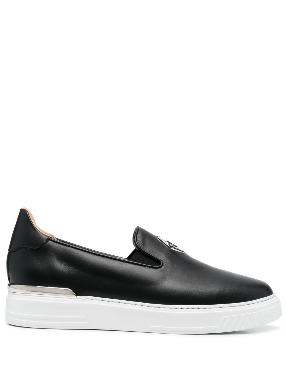 Philipp Plein hexagon-logo slip-on sneakers - Black von Philipp Plein