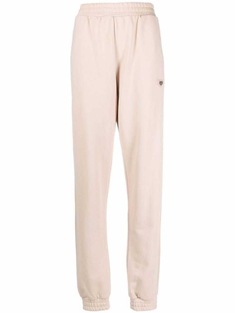 Philipp Plein high-waisted cotton track pants - Neutrals von Philipp Plein