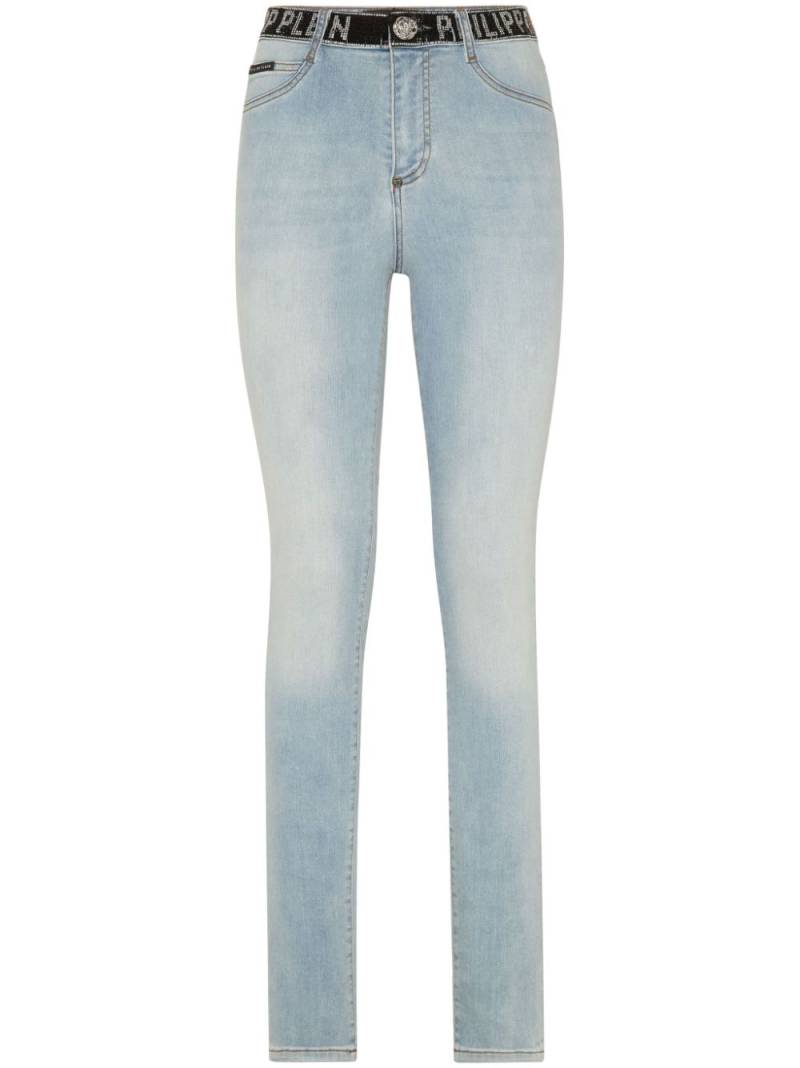 Philipp Plein high-waisted jeggings - Blue von Philipp Plein