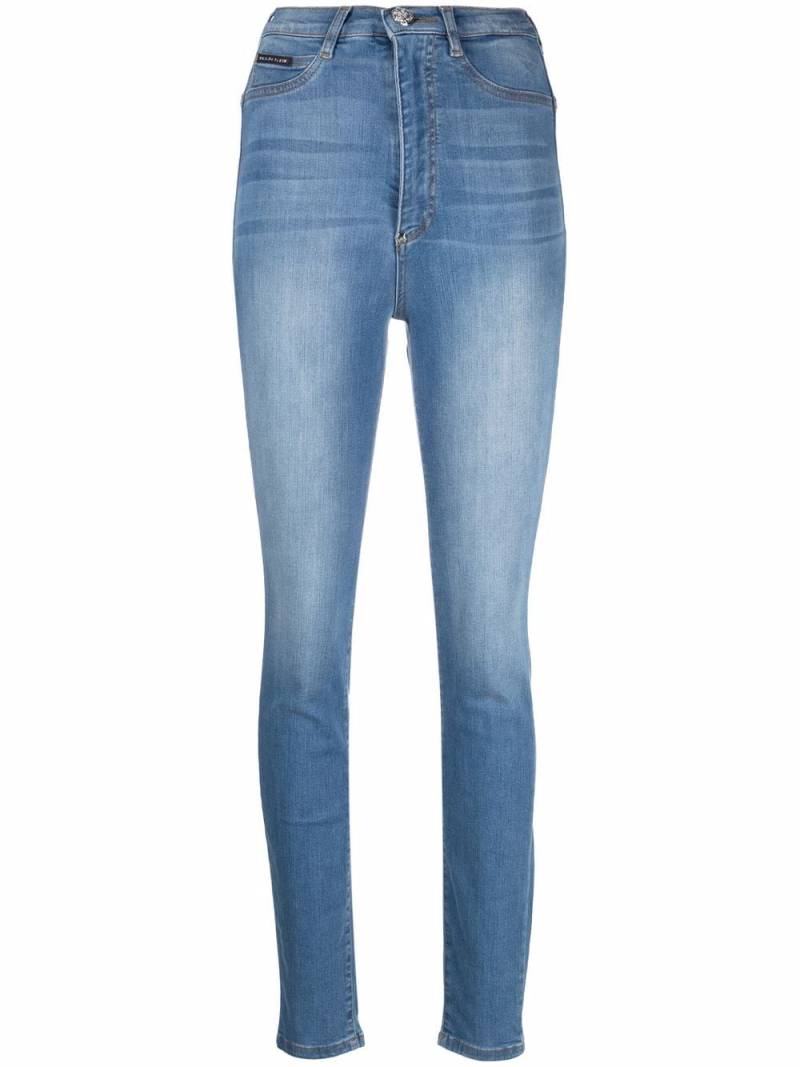 Philipp Plein high-waisted jeggings - Blue von Philipp Plein