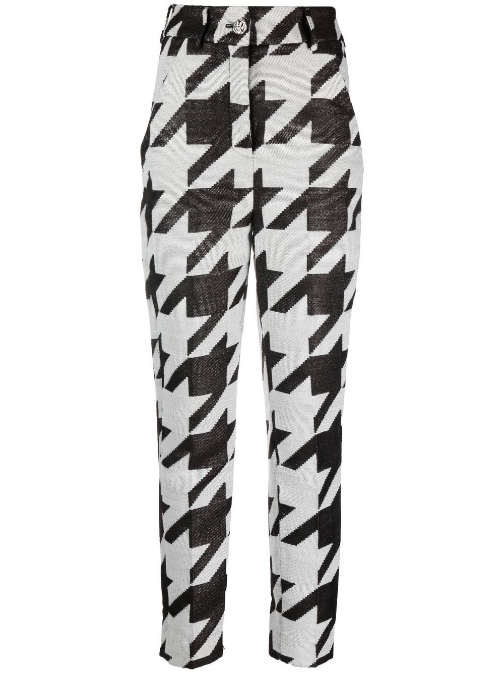 Philipp Plein houndstooth-check trousers - Neutrals von Philipp Plein