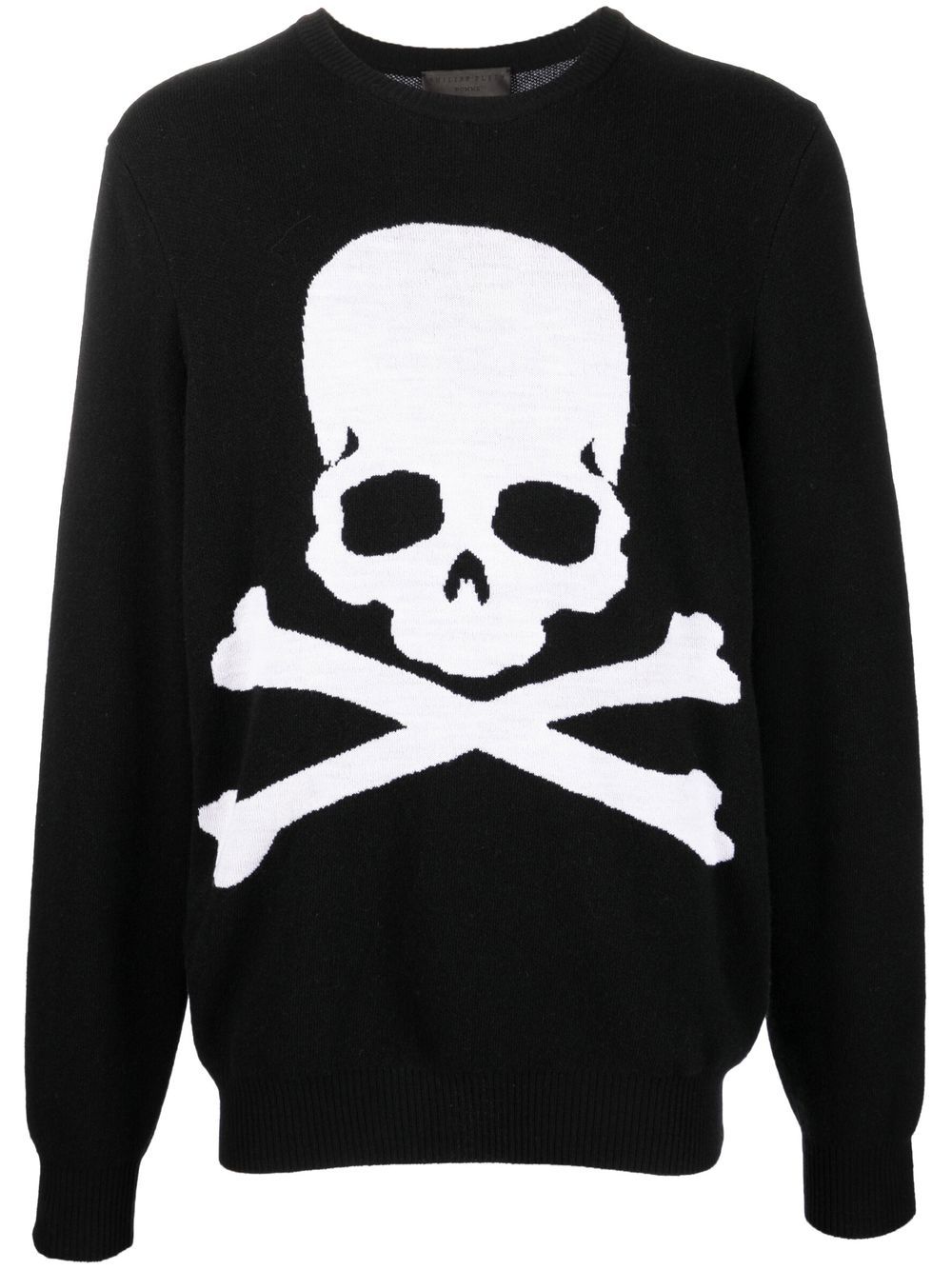 Philipp Plein intarsia skull-knit jumper - Black von Philipp Plein