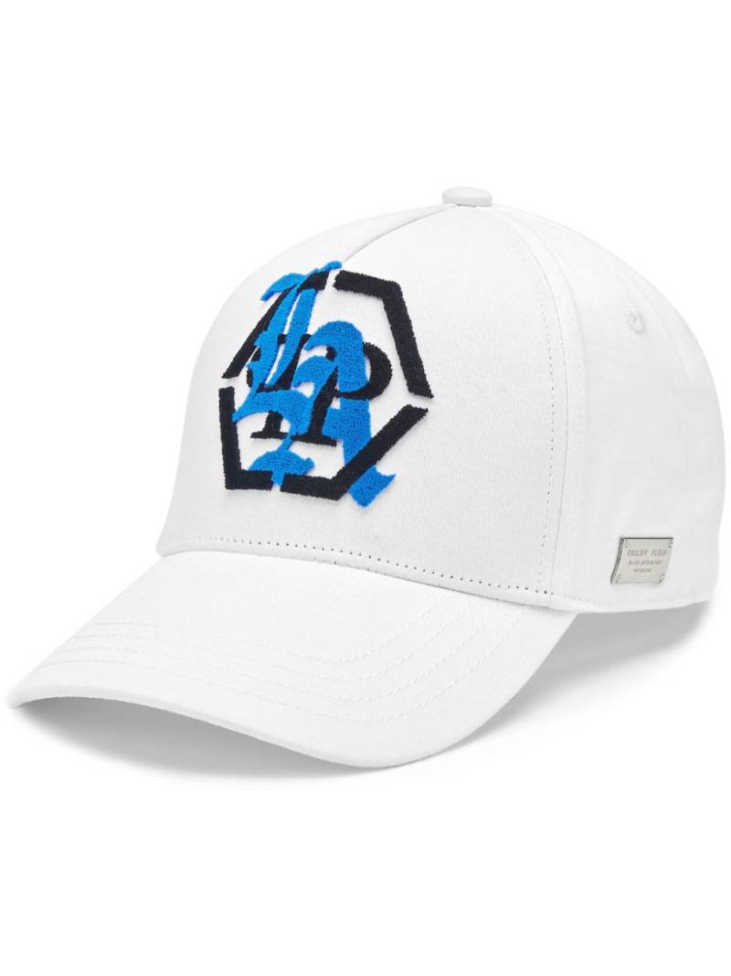 Philipp Plein logo-appliqué baseball cap - White von Philipp Plein