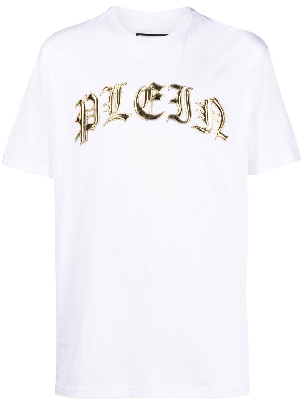 Philipp Plein logo-appliqué cotton T-shirt - White von Philipp Plein