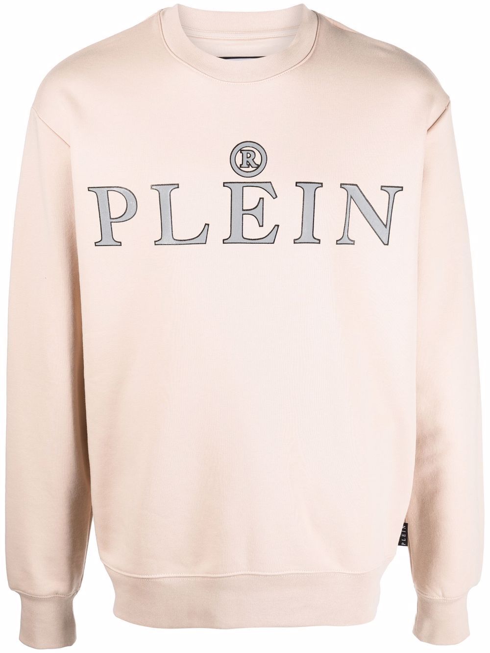 Philipp Plein logo crew-neck sweatshirt - Neutrals von Philipp Plein