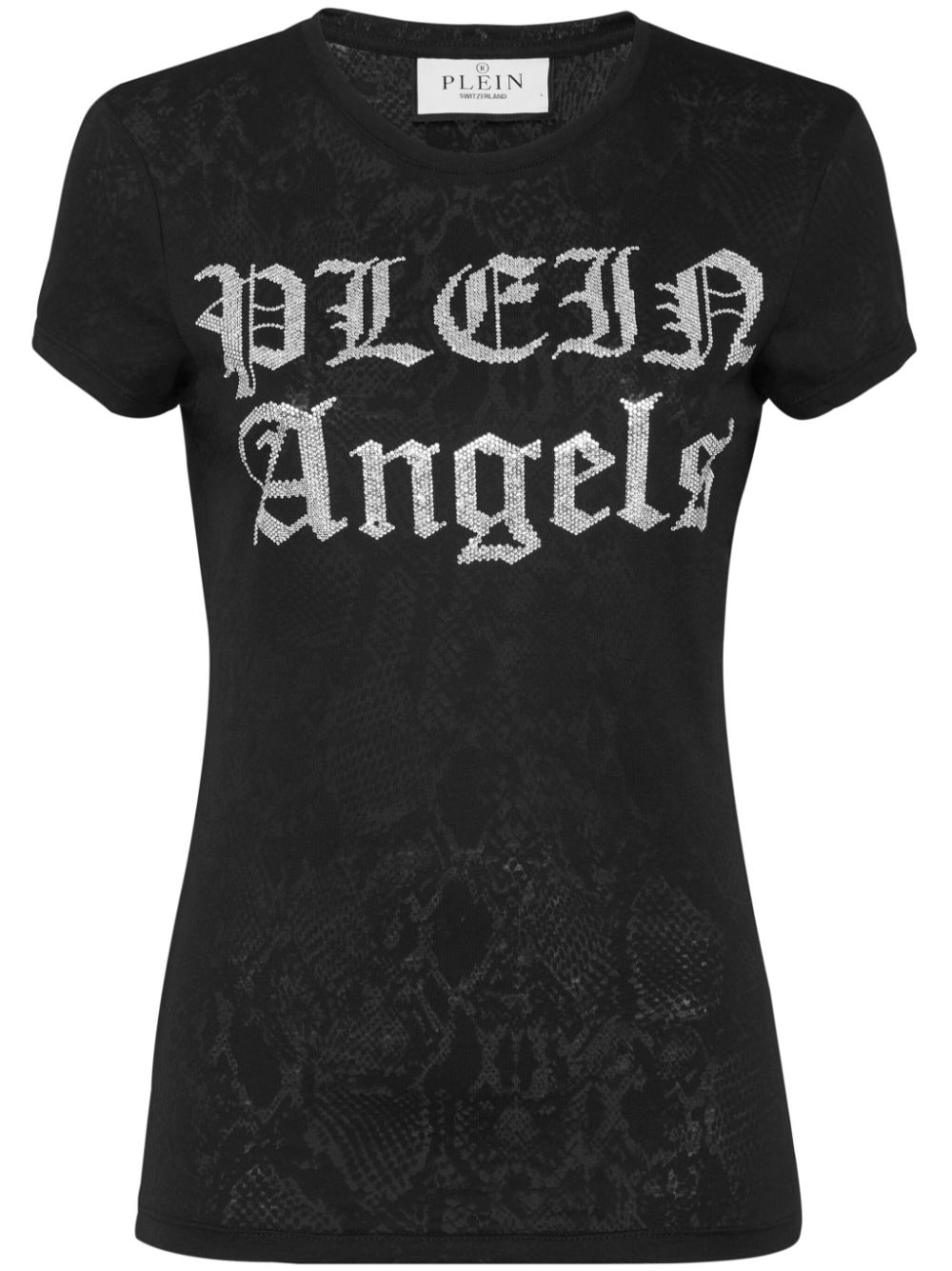 Philipp Plein logo-embellished T-shirt - Black von Philipp Plein