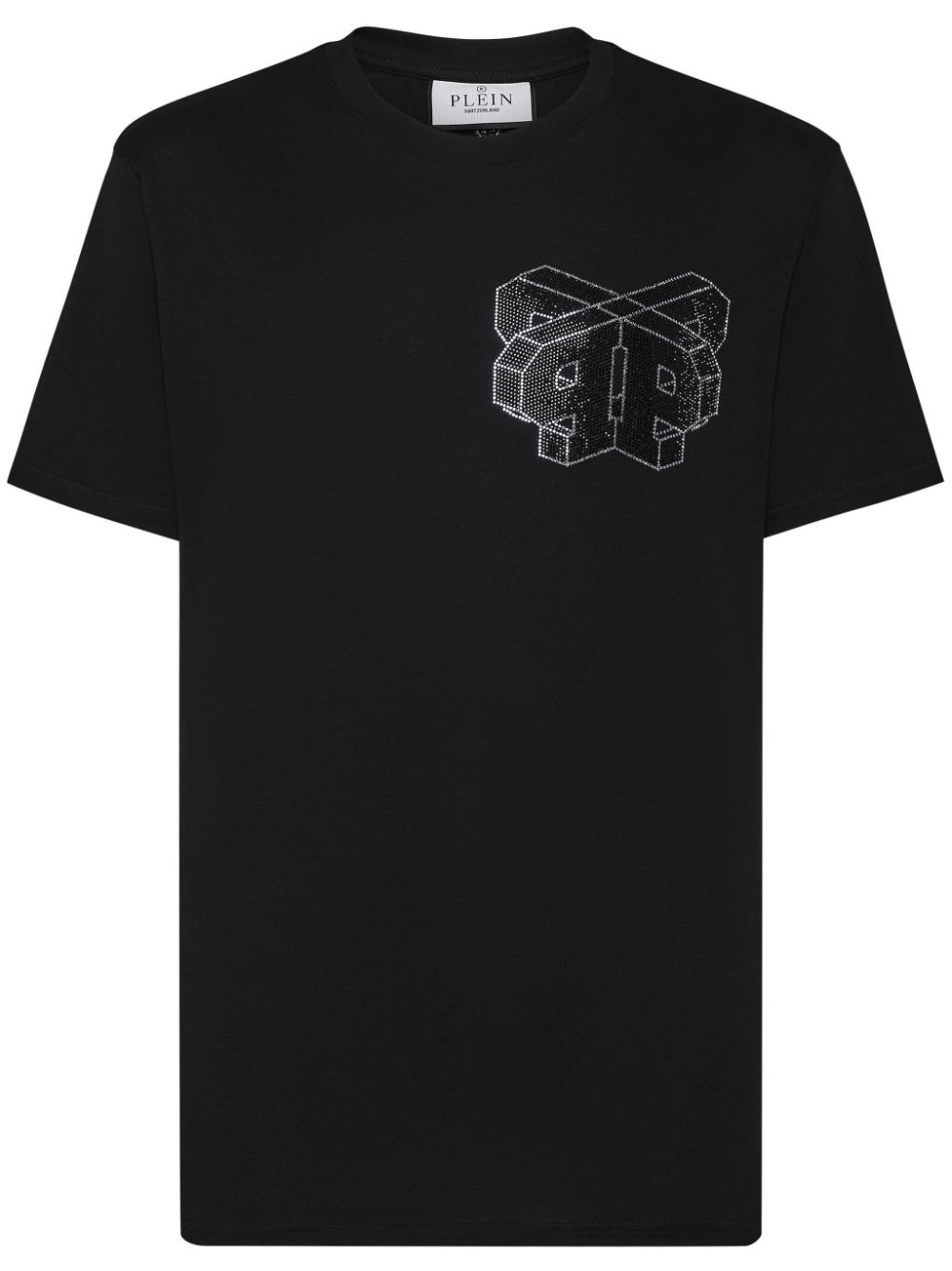 Philipp Plein logo-embellished cotton T-shirt - Black von Philipp Plein