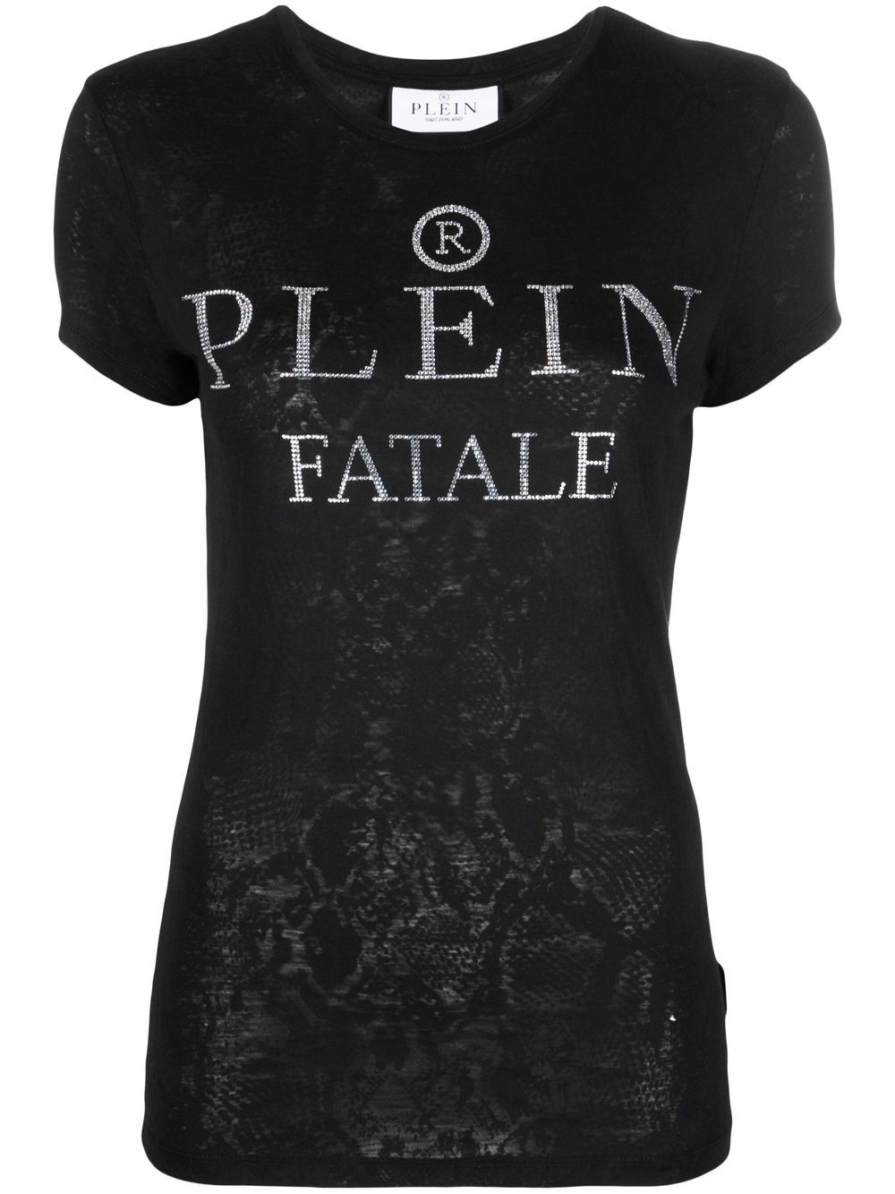 Philipp Plein logo-embellished cotton T-shirt - Black von Philipp Plein