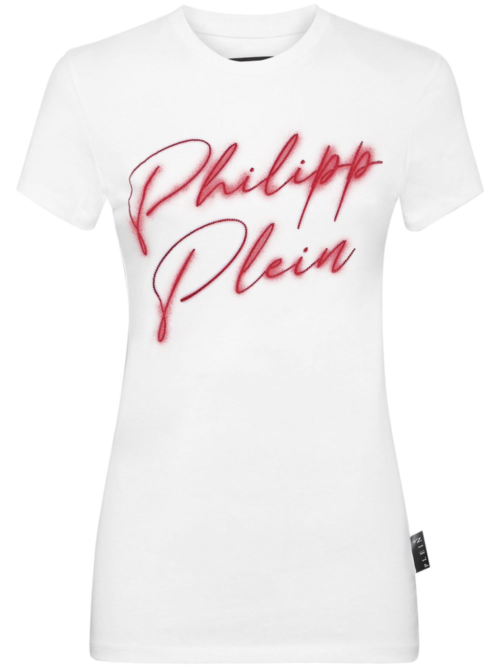 Philipp Plein logo-embellished cotton T-shirt - White von Philipp Plein