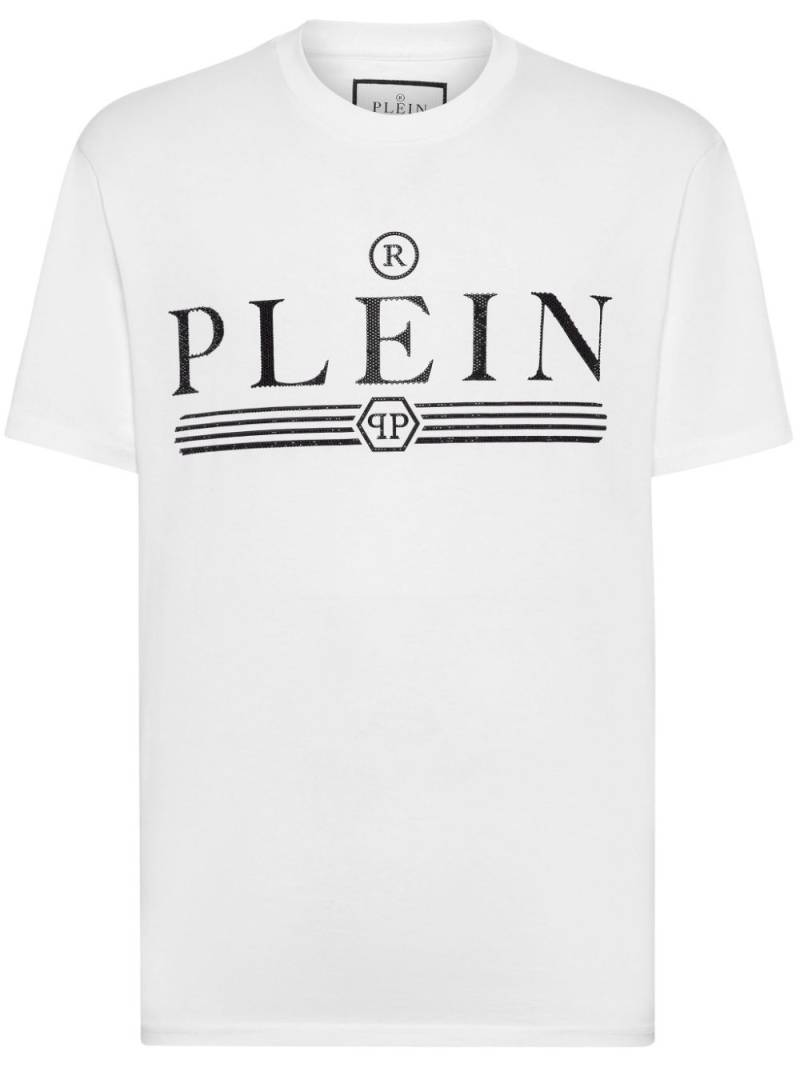 Philipp Plein logo-embellished cotton T-shirt - White von Philipp Plein