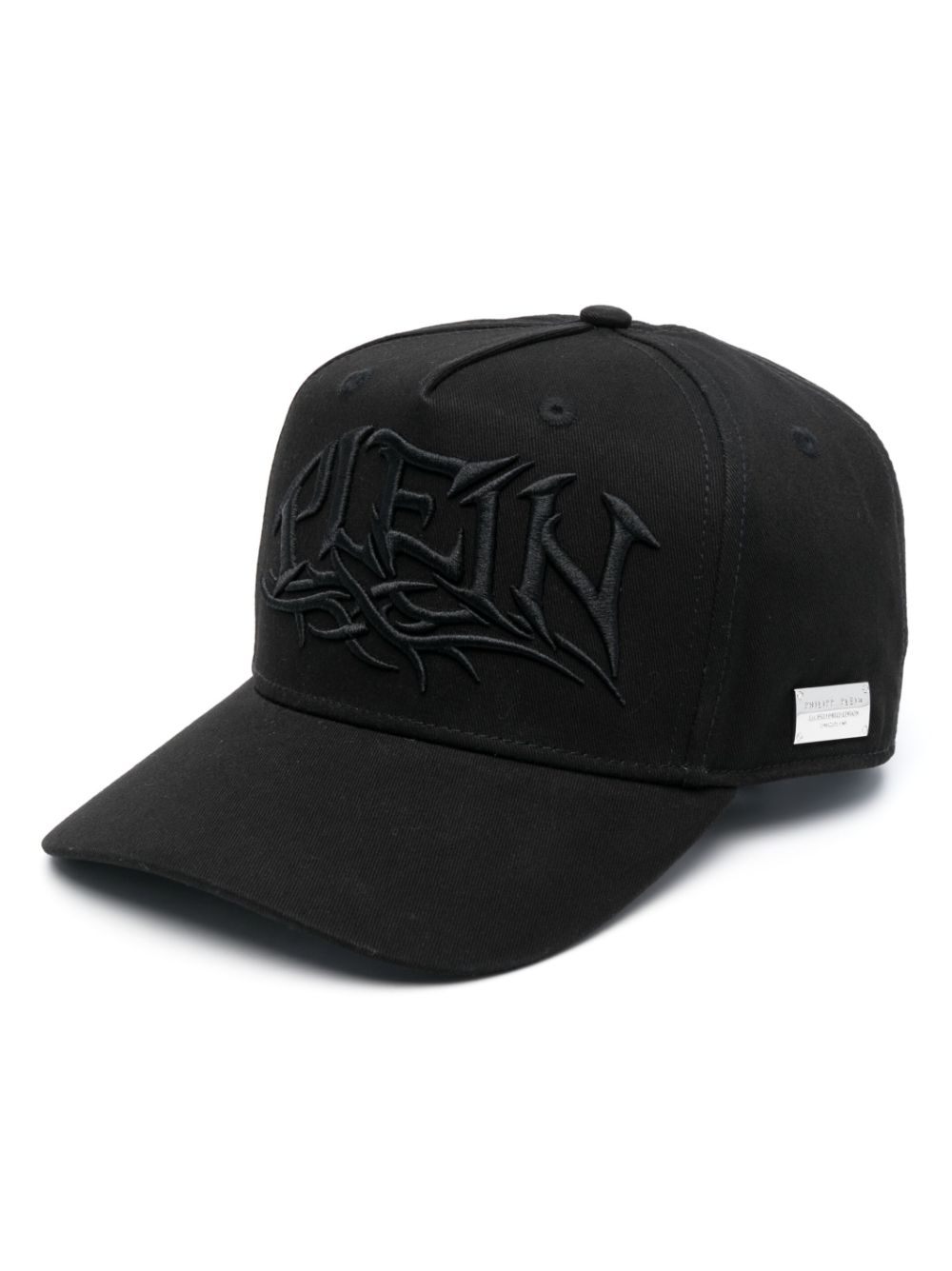 Philipp Plein logo-embroidered baseball cap - Black von Philipp Plein