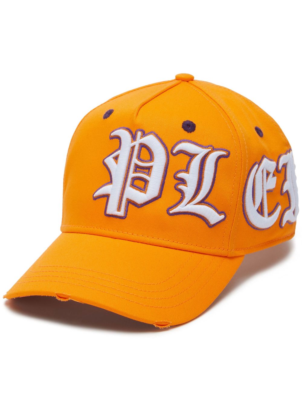 Philipp Plein logo-embroidered cotton cap - Orange von Philipp Plein