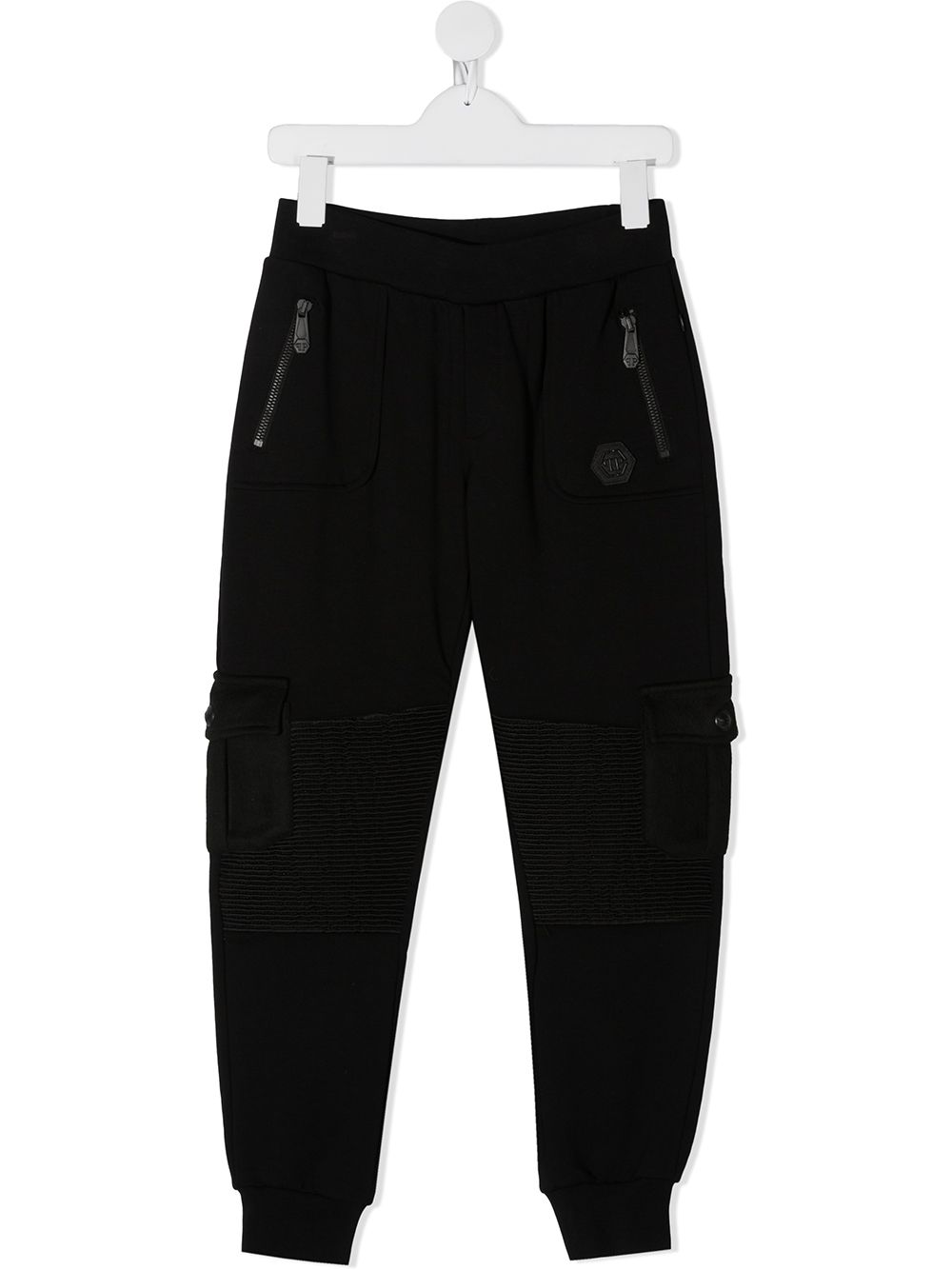 Philipp Plein logo patch track pants - Black von Philipp Plein