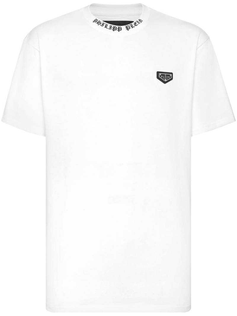 Philipp Plein logo-plaque T-shirt - White von Philipp Plein