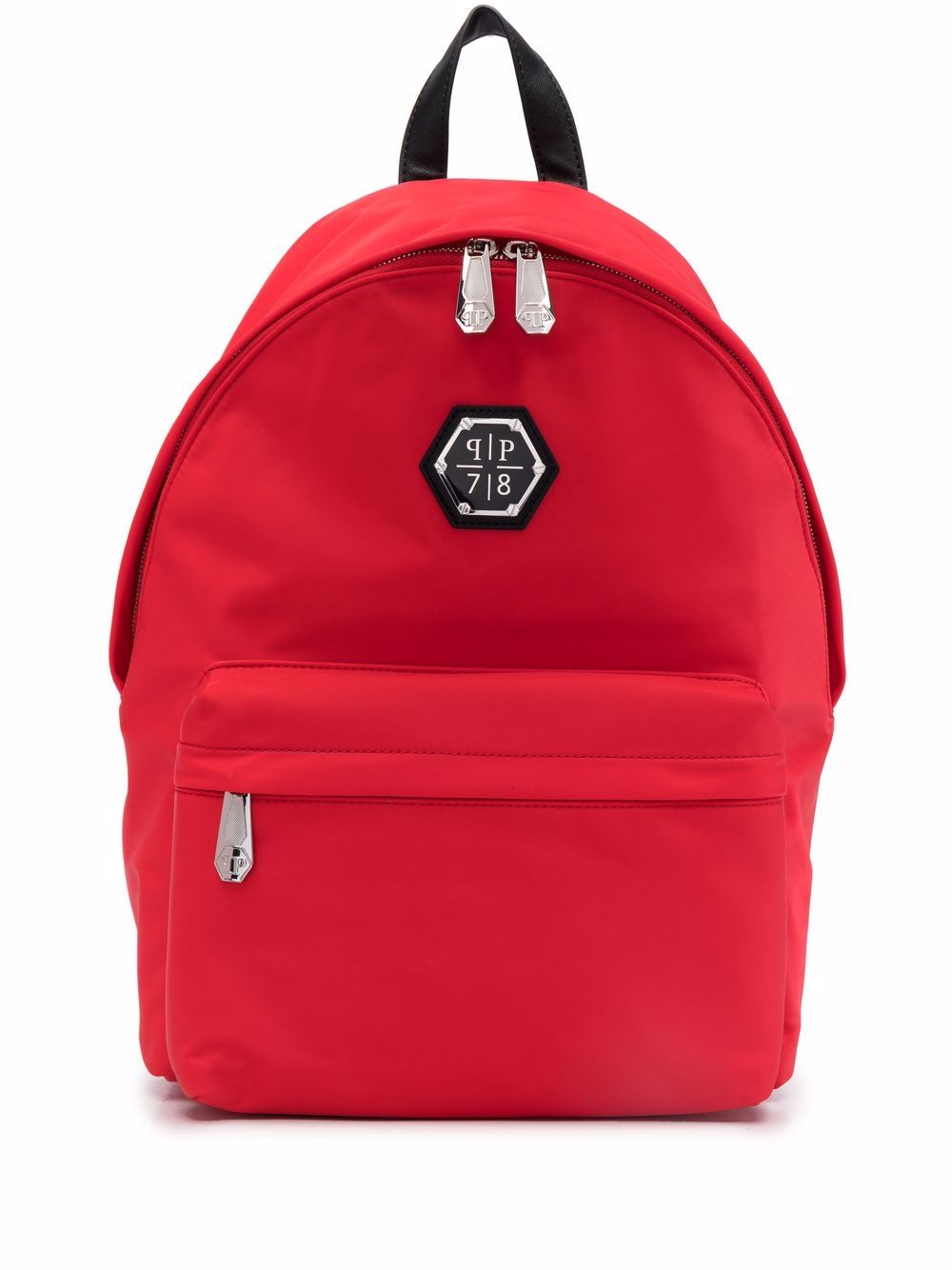 Philipp Plein logo plaque backpack - Red von Philipp Plein