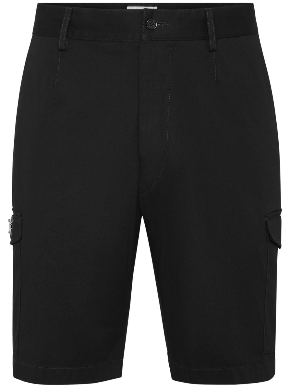 Philipp Plein logo-plaque cargo shorts - Black von Philipp Plein