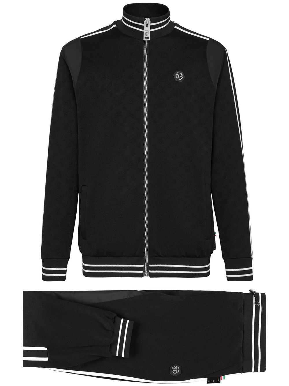 Philipp Plein logo-plaque tracksuit set - Black von Philipp Plein