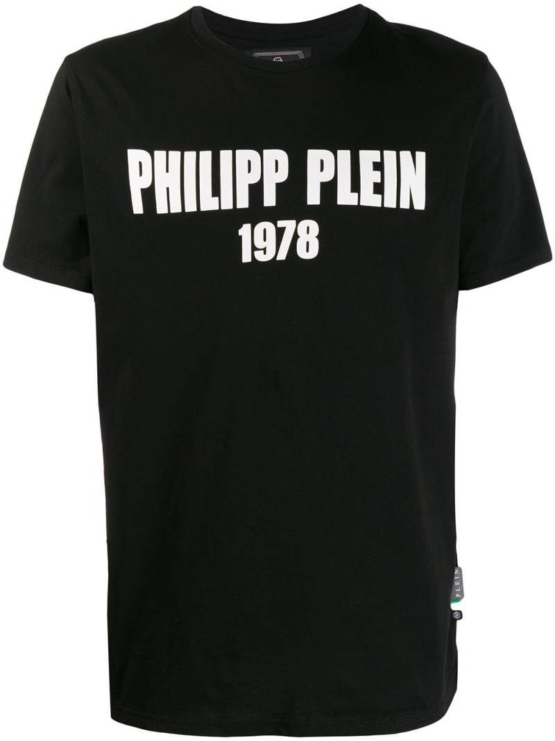 Philipp Plein logo print T-shirt - Black von Philipp Plein