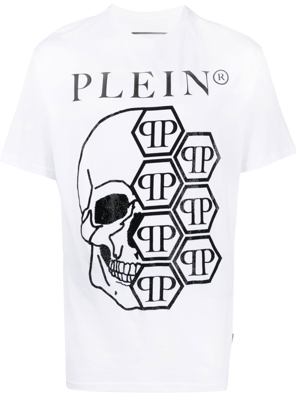 Philipp Plein logo-print T-shirt - White von Philipp Plein