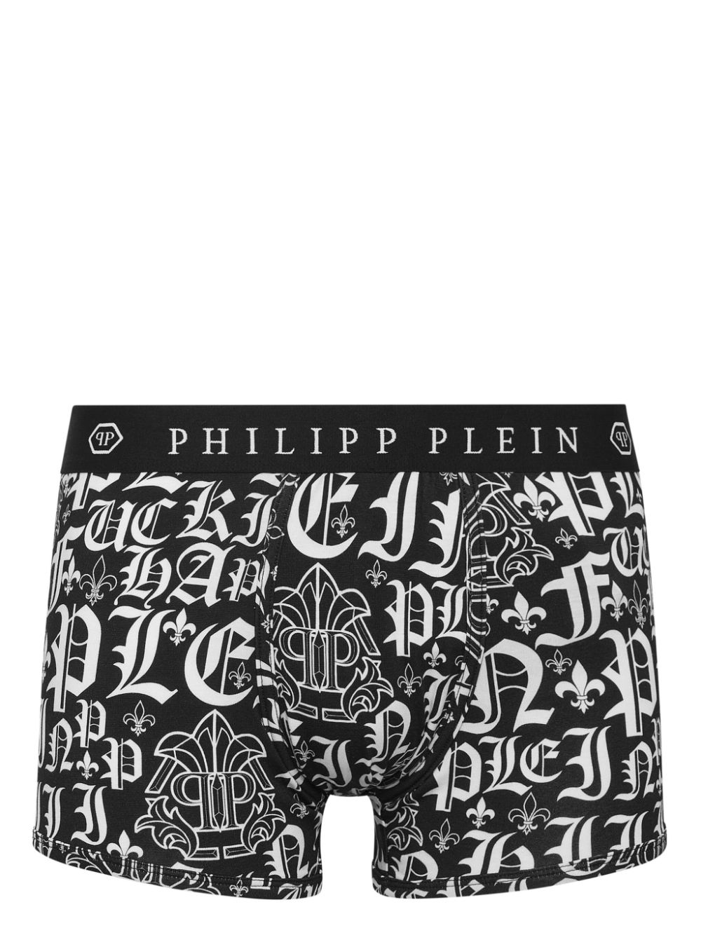 Philipp Plein logo-print boxers - Black von Philipp Plein