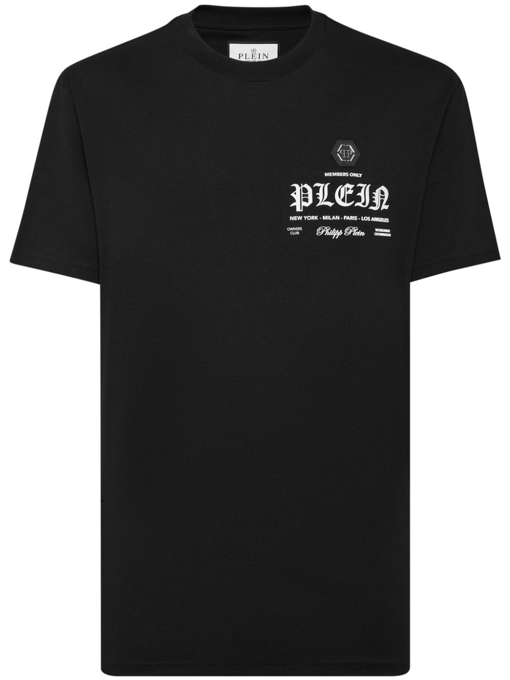 Philipp Plein logo-print cotton T-shirt - Black von Philipp Plein