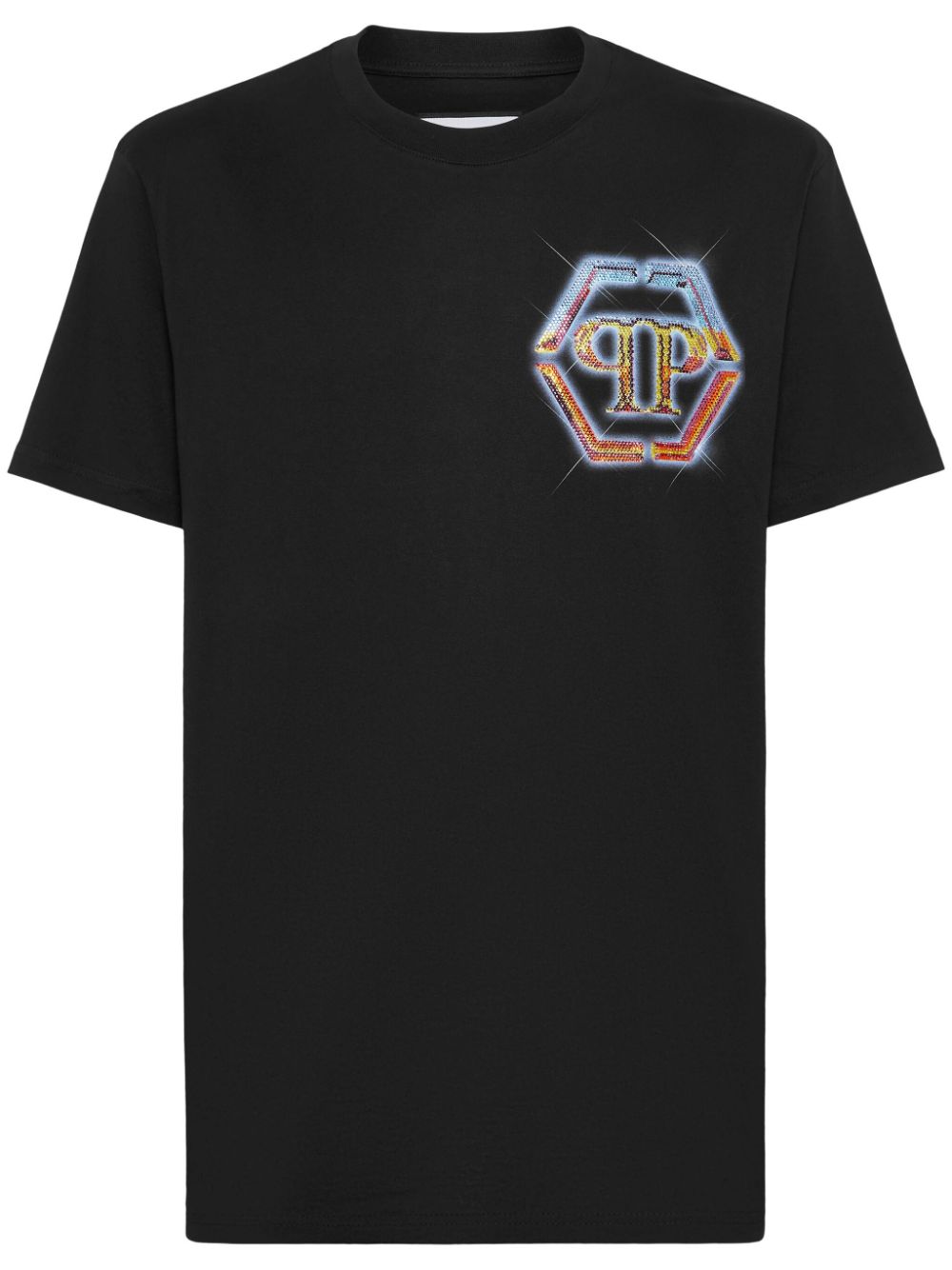 Philipp Plein logo-print cotton T-shirt - Black von Philipp Plein