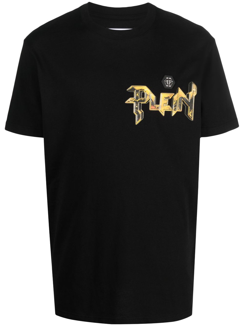 Philipp Plein logo-print cotton T-shirt - Black von Philipp Plein