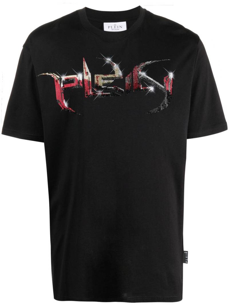 Philipp Plein logo-print cotton T-shirt - Black von Philipp Plein