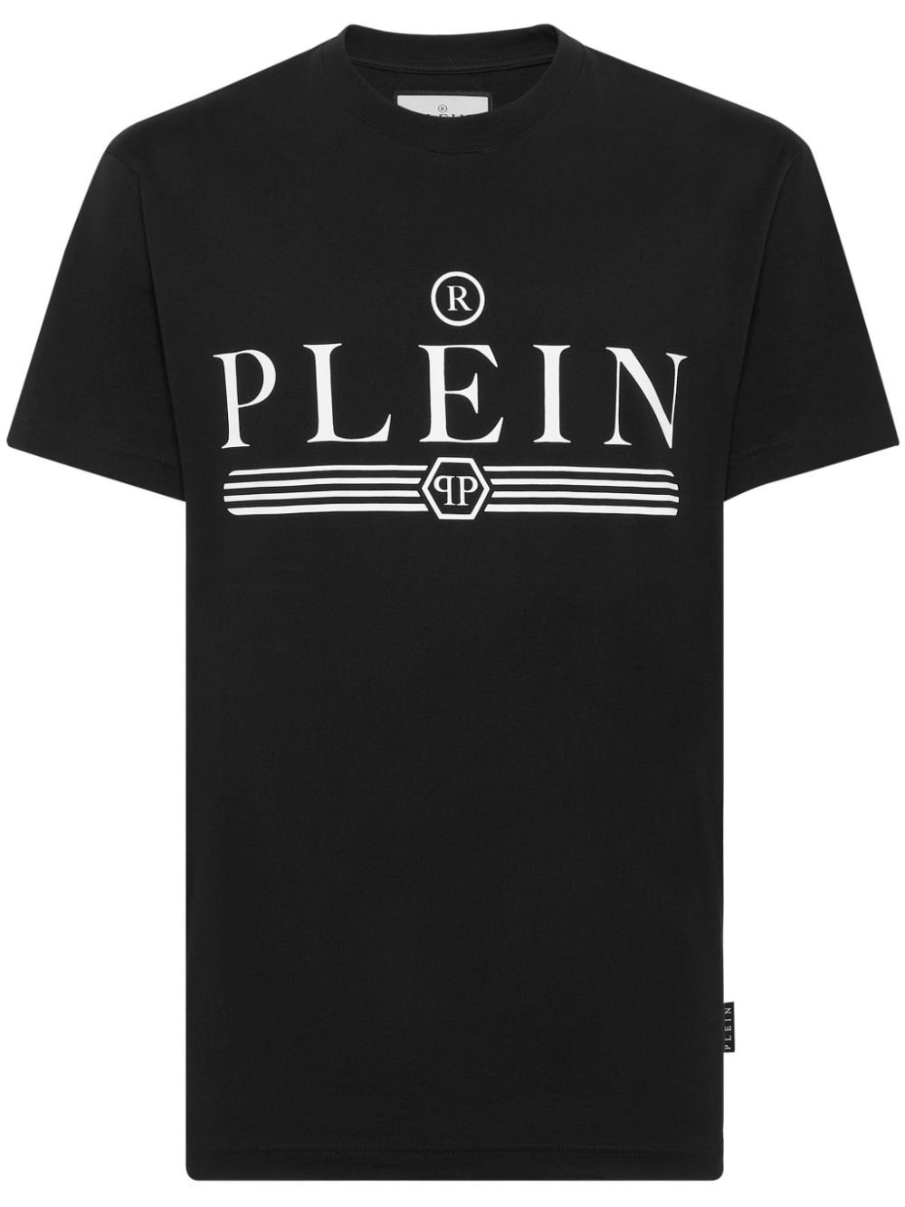 Philipp Plein logo-print cotton T-shirt - Black von Philipp Plein