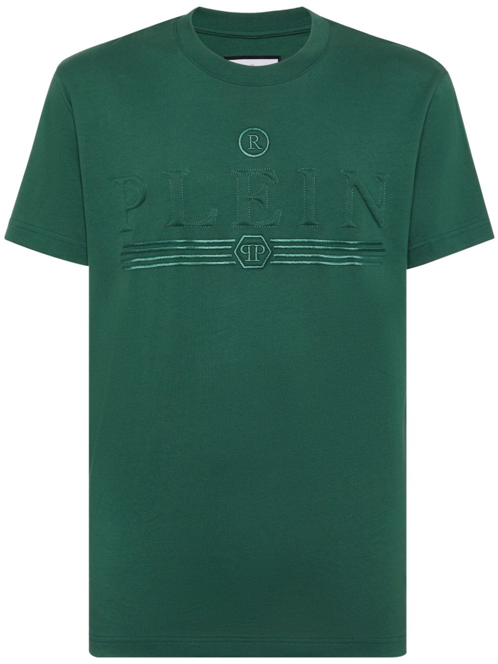 Philipp Plein logo-print cotton T-shirt - Green von Philipp Plein