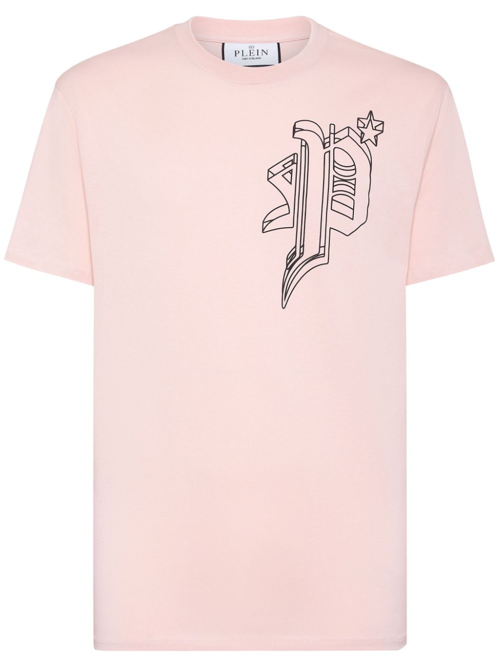 Philipp Plein logo-print cotton T-shirt - Pink von Philipp Plein