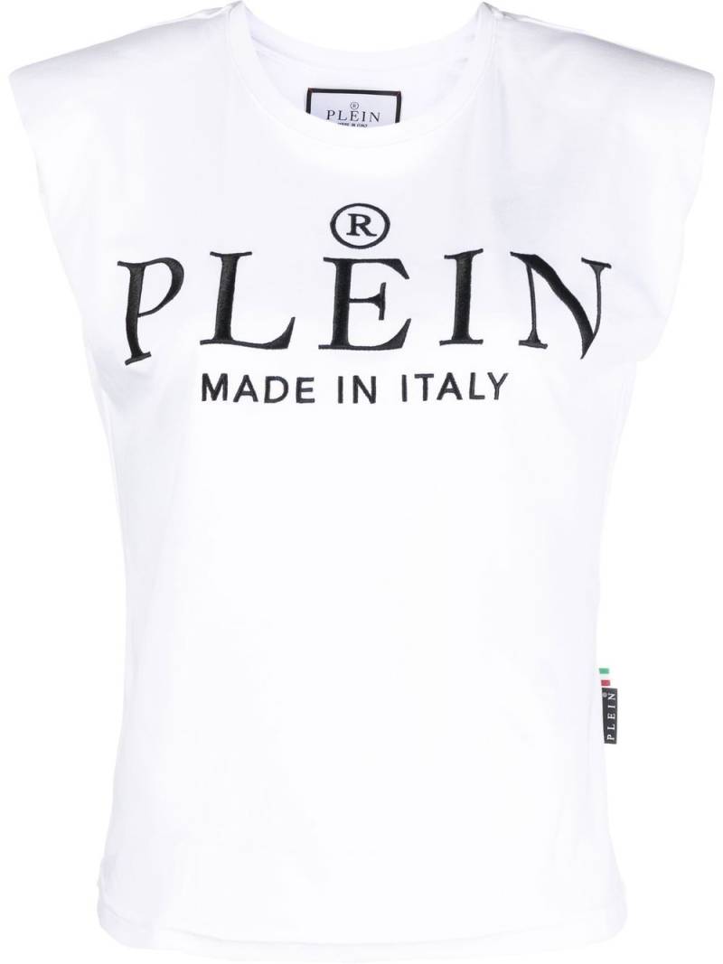 Philipp Plein logo-print cotton T-shirt - White von Philipp Plein