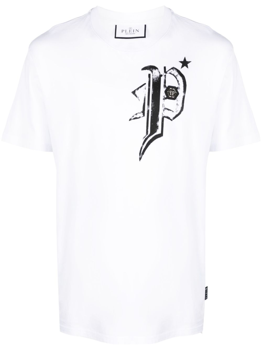 Philipp Plein logo-print cotton T-shirt - White von Philipp Plein