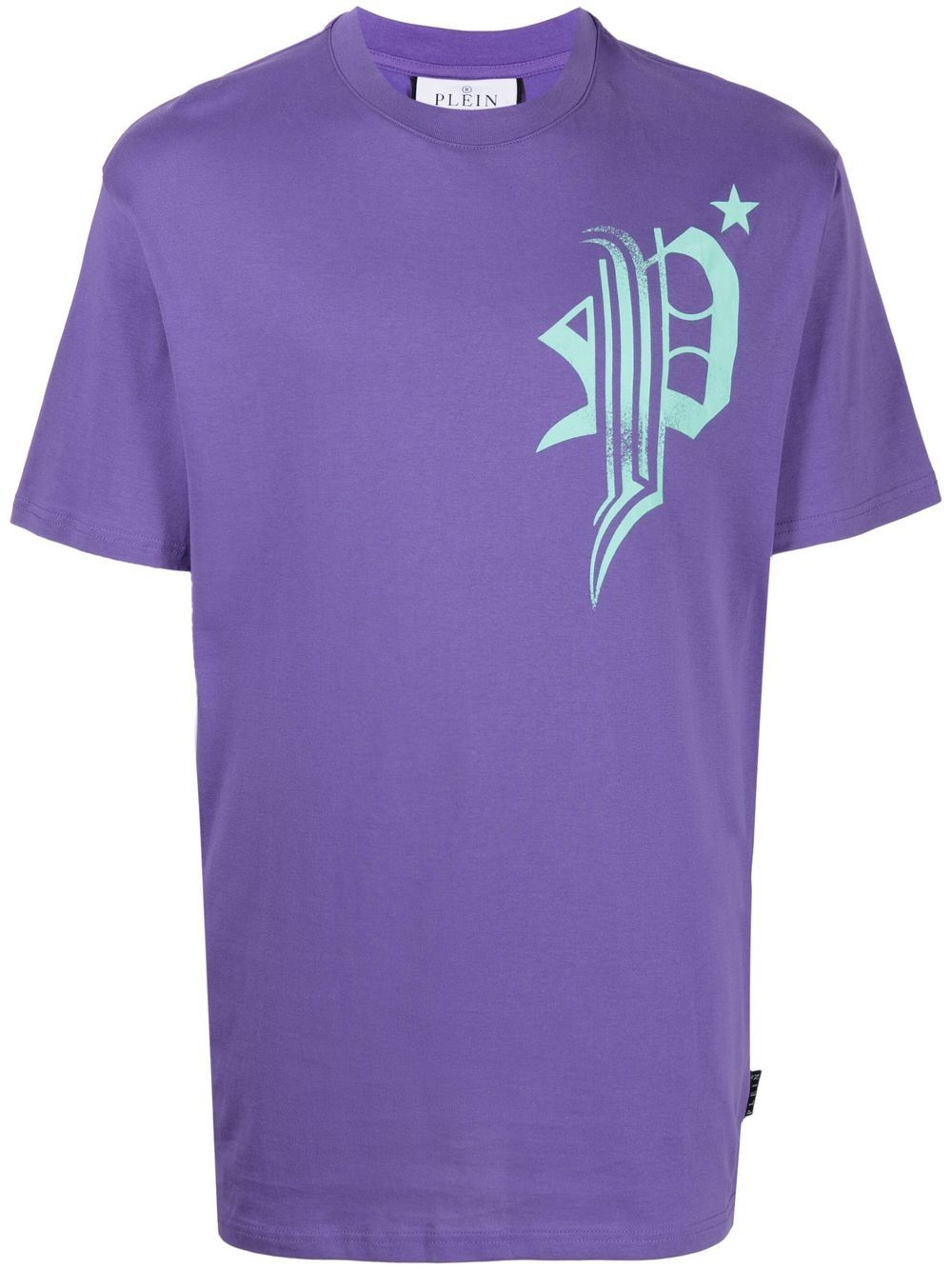 Philipp Plein logo-print short-sleeve T-shirt - Purple von Philipp Plein